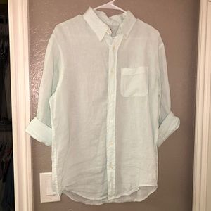 Abercrombie & Fitch Linen Dress Shirt